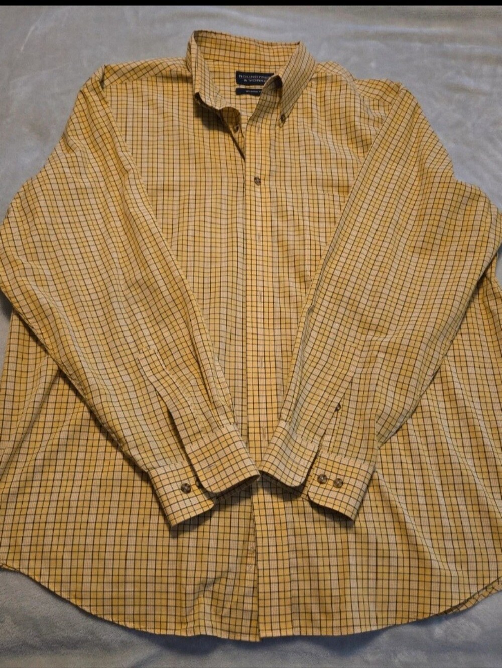 XL Yellow Long Sleeve Roundtree & Yorke